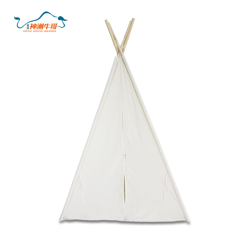 Shenzhou Niuge Factory Customized Wholesale Outdoor Camping with Windows Children&#039;s Wooden Stick Tent Dew Camp SZ-T048
