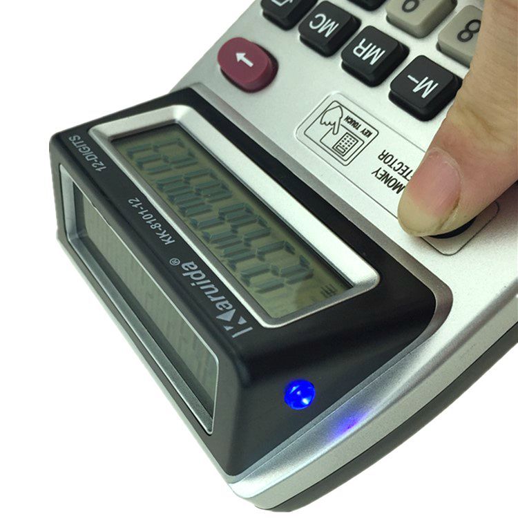 Karuida Kairoda Dual Screen Dual Display with Money Detector Lamp Calculator KK-8101-12