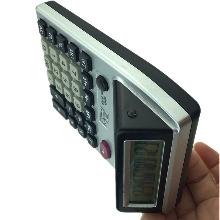 Karuida Kairoda Dual Screen Dual Display with Money Detector Lamp Calculator KK-8101-12 Karuida Kairoda Dual Screen Dual Display with Money Detector Lamp Calculator KK-8101-12