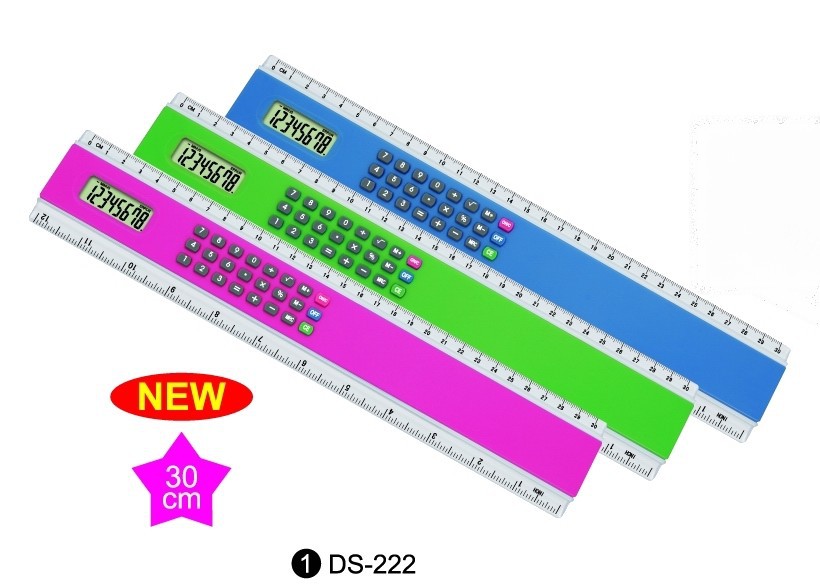 Spot js-6969 30CM linear calculator electronic calculator ruler calculator advertising calculator