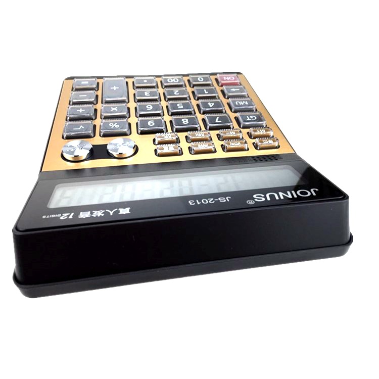 JoinUs Zhongcheng Brand JS-2013 Real Person Pronunciation Calculator Music Alarm 12 Digits