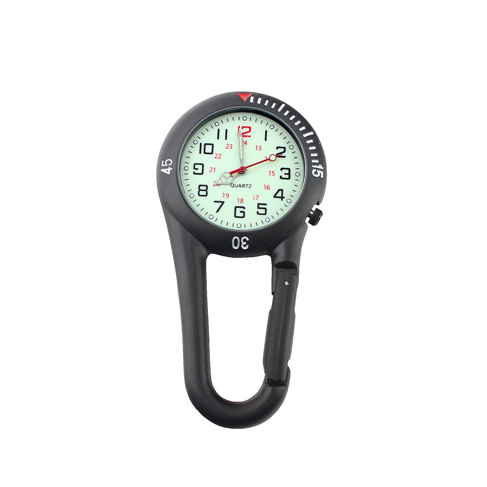 Alloy Material Fluorescent Dial Multifunctional Mountaineering Pocket Watch Safety Buckle Climbing Backpack Multifunctional Mountaineering Pocket Watch
