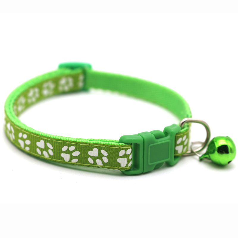 Pet Patch Bell Collar Dog Cat Single Footprint Safety Buckle Collar Cat Buckle Collar Retractable Dog Chain Pet Patch Bell Collar Dog Cat Single Footprint Safety Buckle Collar Cat Buckle Collar Retractable Dog Chain