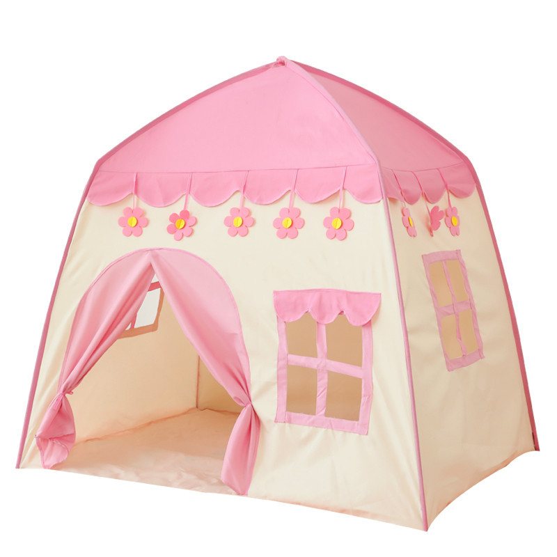Cross-Border Amazon Children's Tent Game House Small Flower House 420d Princess Castle Indoor and Outdoor Tent Wholesale