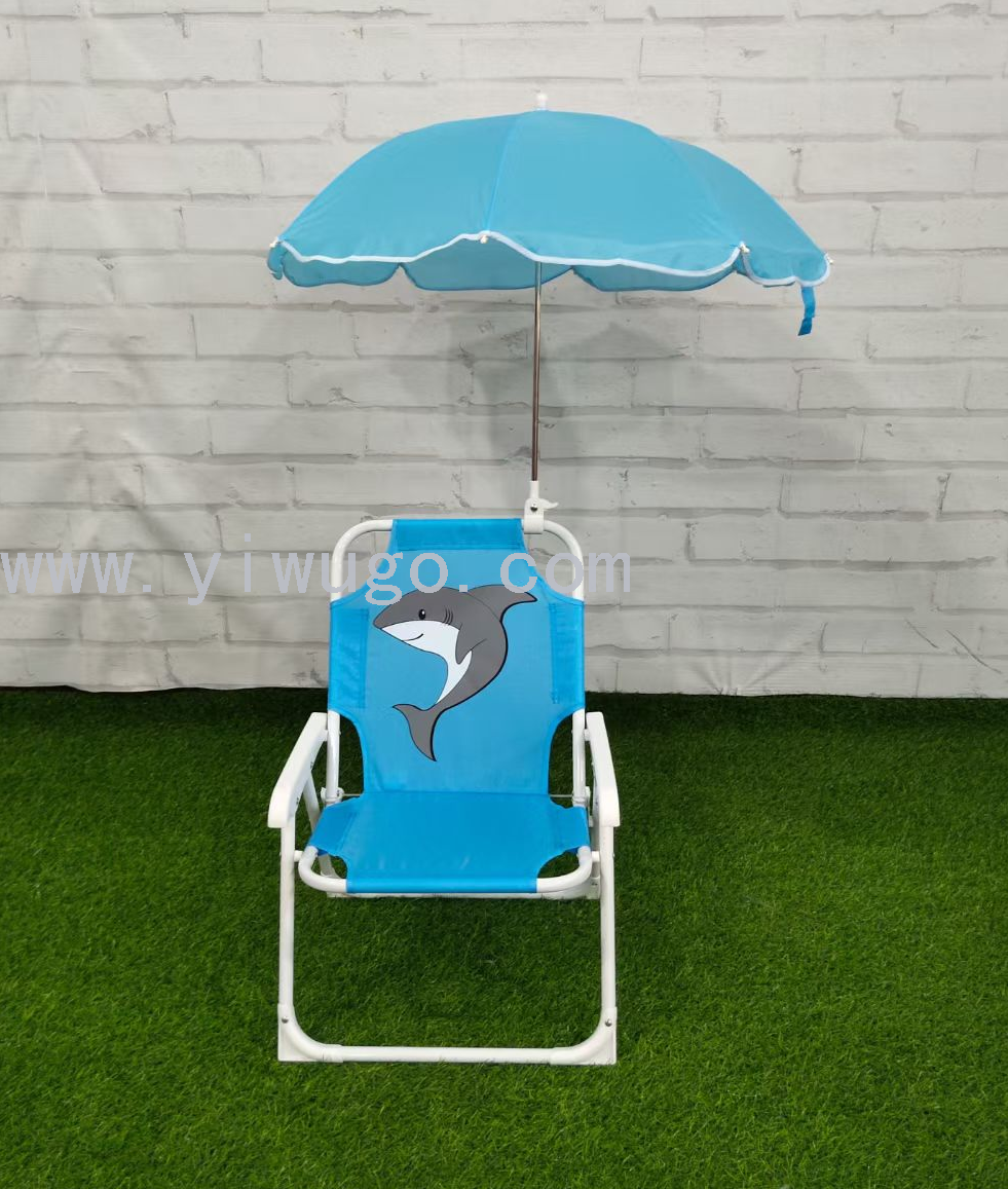 Children's Beach Chair Seaside Vacation with Umbrella Recliner Photo Props Multifunctional Outdoor Folding Chair Children's Beach Chair Seaside Vacation with Umbrella Recliner Photo Props Multifunctional Outdoor Folding Chair