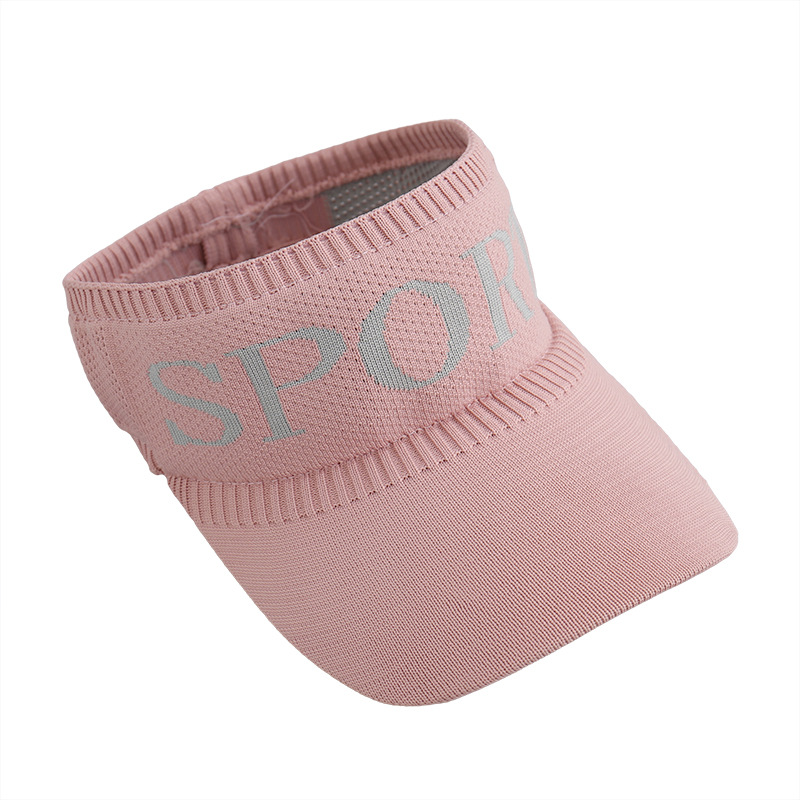 Jinniu New Sun Hat Spring and Summer Outdoor Sports Sun-Proof Hat Men&#039;s and Women&#039;s Topless Hat Knit Casual Peaked Cap