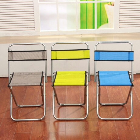 Portable metal fishing folding chair fishing stool horse made children folding chair