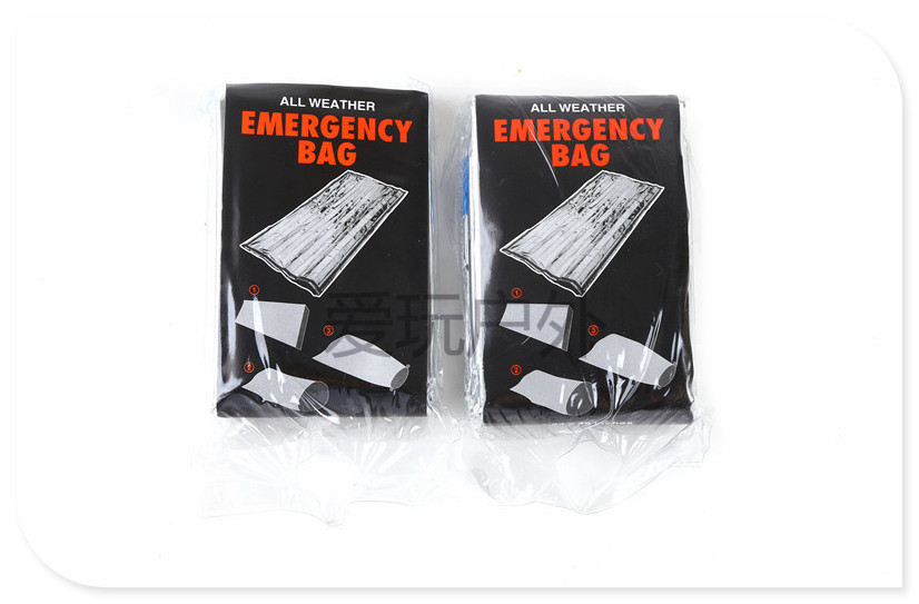 Outdoor Thermal Life-Saving Bag Emergency Blanket Keep Warm Sun Block Space Blanket Reflective Sleeping Bag Tent
