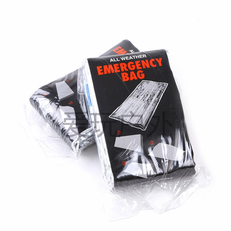 Outdoor Thermal Life-Saving Bag Emergency Blanket Keep Warm Sun Block Space Blanket Reflective Sleeping Bag Tent