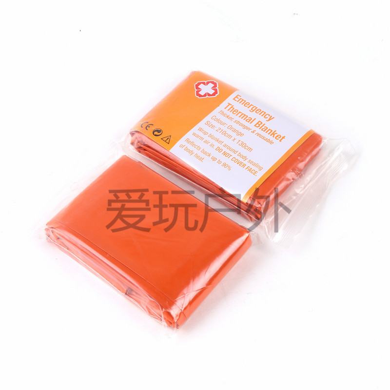 Outdoor Emergency Blanket Thickened Thermal Insulation Blanket Emergency Rescue Tent Life-Saving Thermal Insulation Blanket Sleeping Bag