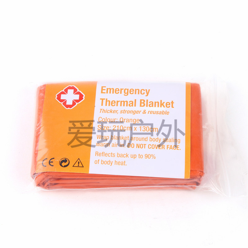 Outdoor Emergency Blanket Thickened Thermal Insulation Blanket Emergency Rescue Tent Life-Saving Thermal Insulation Blanket Sleeping Bag