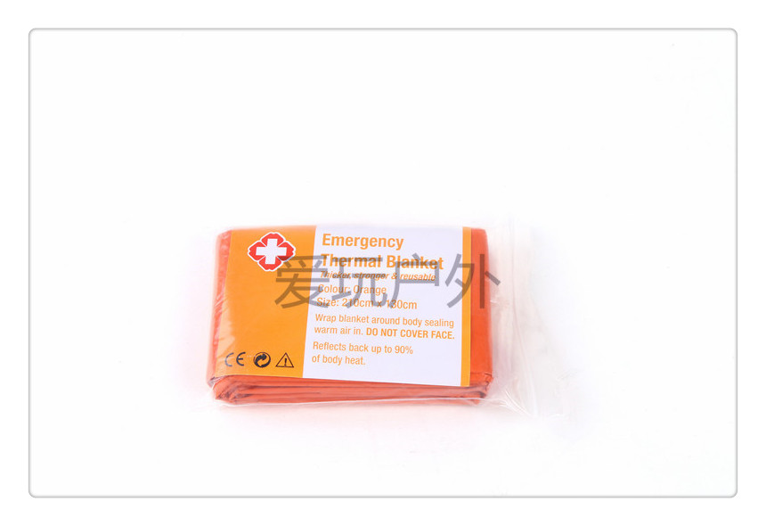 Outdoor Emergency Blanket Thickened Thermal Insulation Blanket Emergency Rescue Tent Life-Saving Thermal Insulation Blanket Sleeping Bag