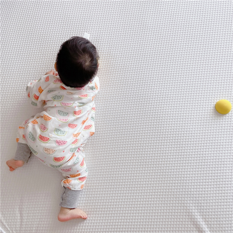 Spring and Autumn Long-Sleeved Four-Layer Bamboo Cotton Cloth Leg Sleeping Bag Baby Anti-Kick Quilt Sleeping Bag Spring and Autumn Long-Sleeved Four-Layer Bamboo Cotton Cloth Leg Sleeping Bag Baby Anti-Kick Quilt Sleeping Bag