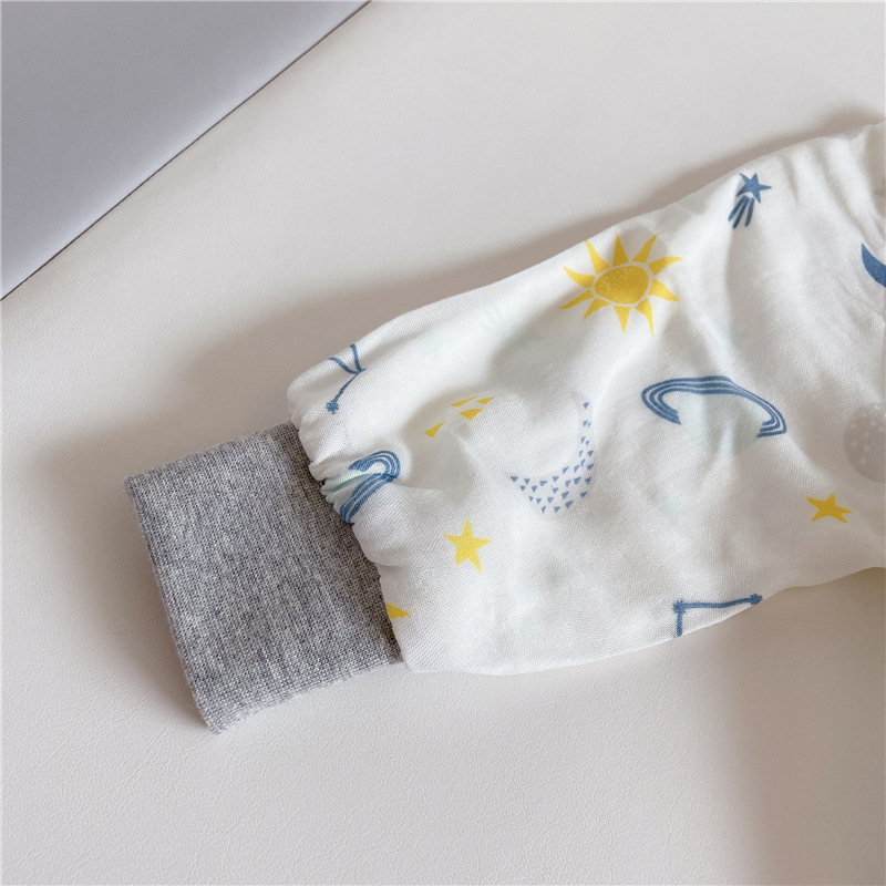 Spring and Autumn Long-Sleeved Four-Layer Bamboo Cotton Cloth Leg Sleeping Bag Baby Anti-Kick Quilt Sleeping Bag Spring and Autumn Long-Sleeved Four-Layer Bamboo Cotton Cloth Leg Sleeping Bag Baby Anti-Kick Quilt Sleeping Bag