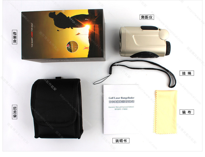 Outdoor hunting engineering measurement special 400 meters golf rangefinder single telescope
