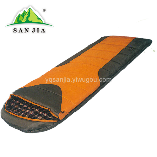 Certified SANJIA outdoor camping products envelope type sleeping bag adult sleeping bag 
