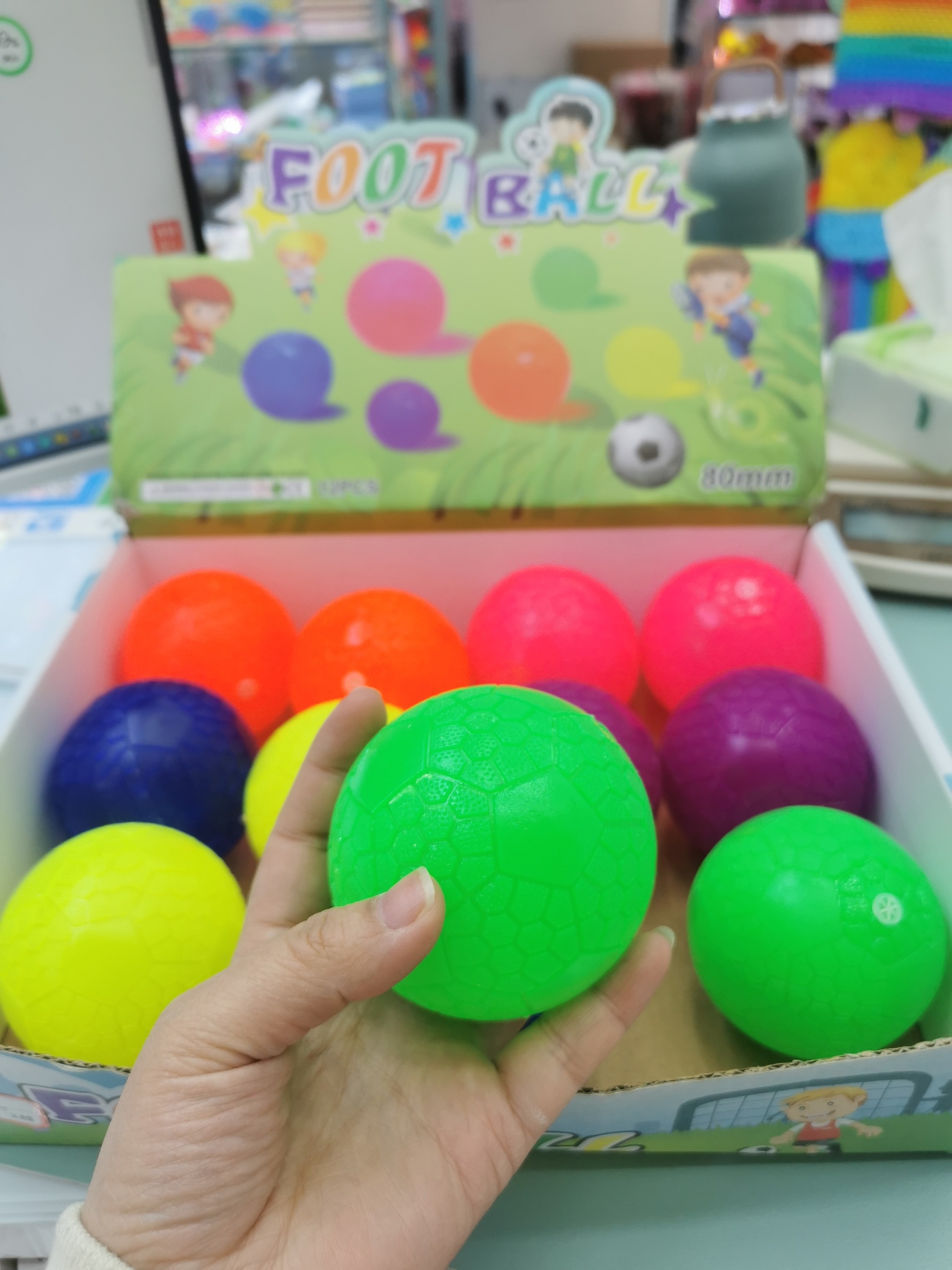 Cross-Border Novel Flash Squeeze and Sound Massage Elastic Football Children&#039;s Toy Luminous Whistle Ball Night Market Stall Supply