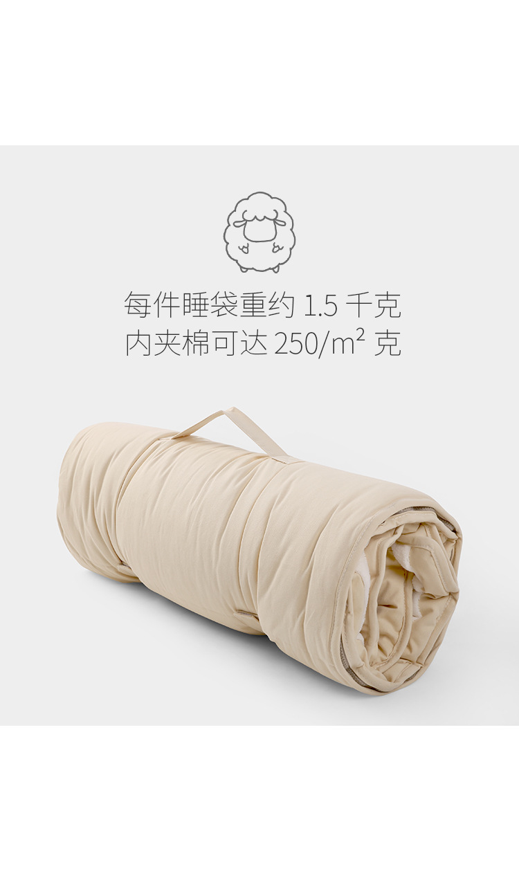 Cartoon children's sleeping bag kick proof sleeping bag baby sheep warm sleeping bag four seasons cover by children Cartoon children's sleeping bag kick proof sleeping bag baby sheep warm sleeping bag four seasons cover by children