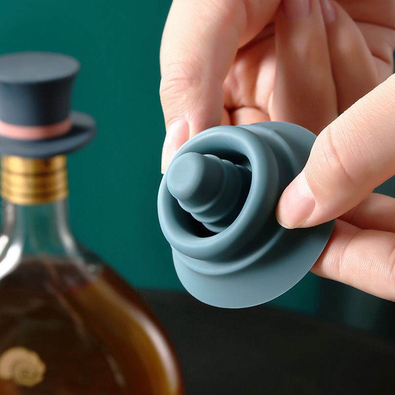 Household Wine Stopper Wine Bottle Stopper Wine Champagne Plug Bottle Cap Sealing Plug Creative Wine Bottle Stopper