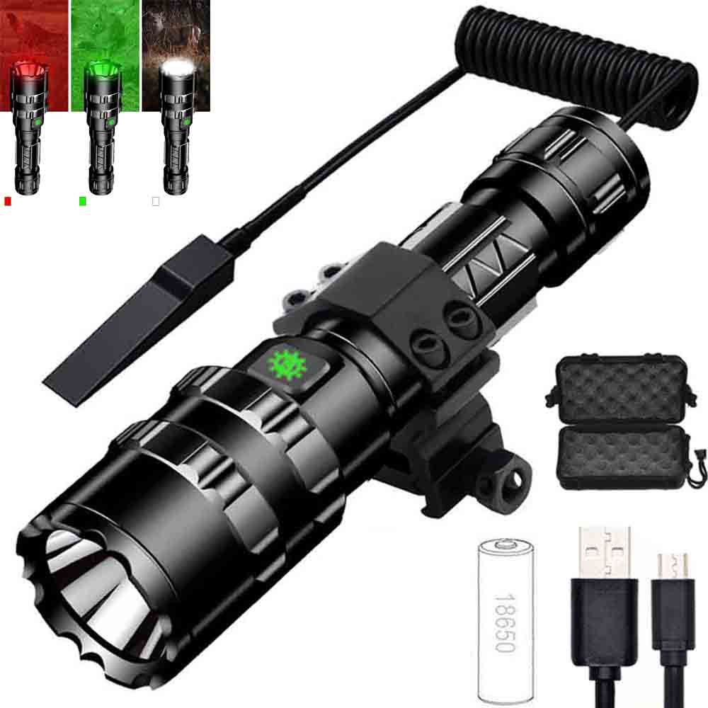 Exclusive for Cross-Border USB Rechargeable L2 Flashlight Long Shot Mini Waterproof Night Riding Hunting Light LED Power Torch