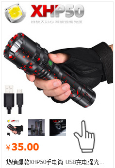 Exclusive for Cross-Border USB Rechargeable L2 Flashlight Long Shot Mini Waterproof Night Riding Hunting Light LED Power Torch