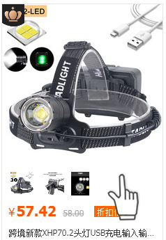 Exclusive for Cross-Border USB Rechargeable L2 Flashlight Long Shot Mini Waterproof Night Riding Hunting Light LED Power Torch