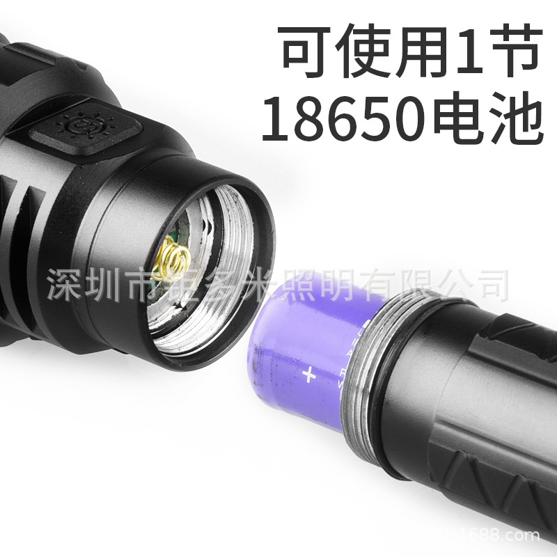 Exclusive for Cross-Border USB Rechargeable L2 Flashlight Long Shot Mini Waterproof Night Riding Hunting Light LED Power Torch