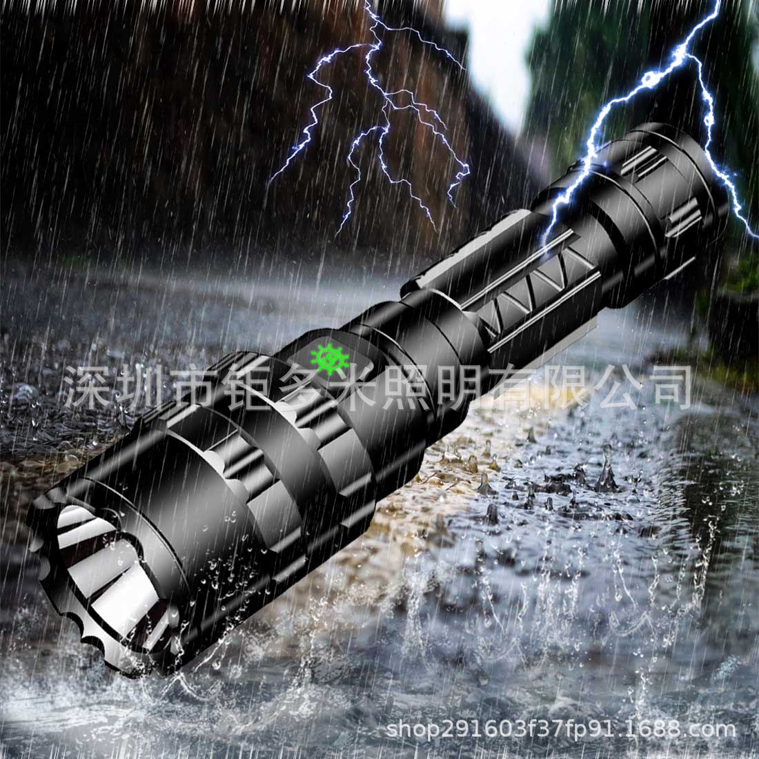 Exclusive for Cross-Border USB Rechargeable L2 Flashlight Long Shot Mini Waterproof Night Riding Hunting Light LED Power Torch