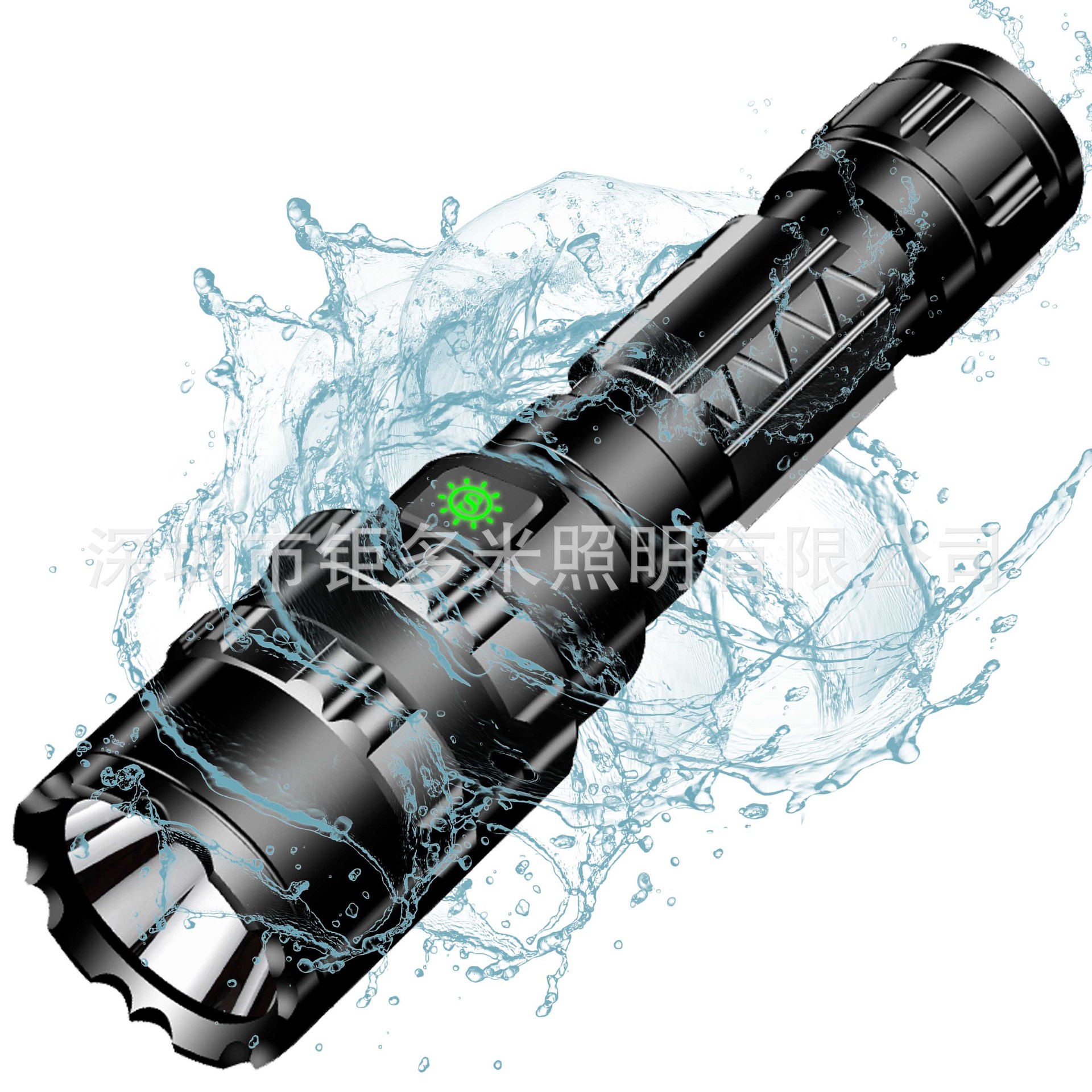 Exclusive for Cross-Border USB Rechargeable L2 Flashlight Long Shot Mini Waterproof Night Riding Hunting Light LED Power Torch