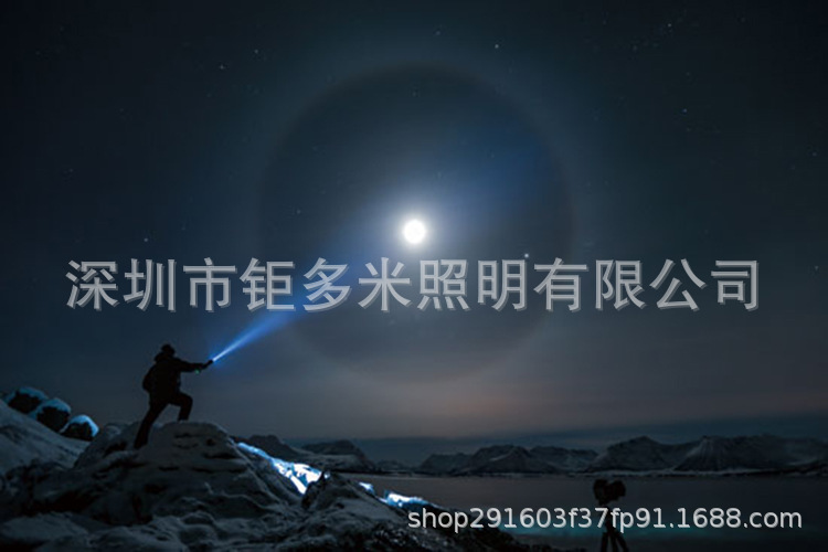 Exclusive for Cross-Border USB Rechargeable L2 Flashlight Long Shot Mini Waterproof Night Riding Hunting Light LED Power Torch