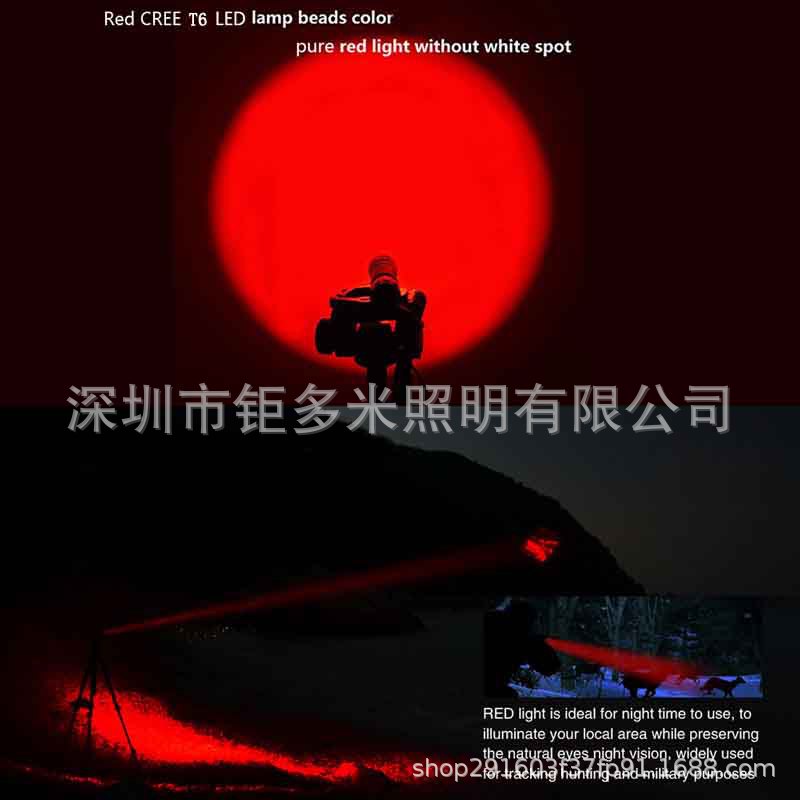 Exclusive for Cross-Border USB Rechargeable L2 Flashlight Long Shot Mini Waterproof Night Riding Hunting Light LED Power Torch