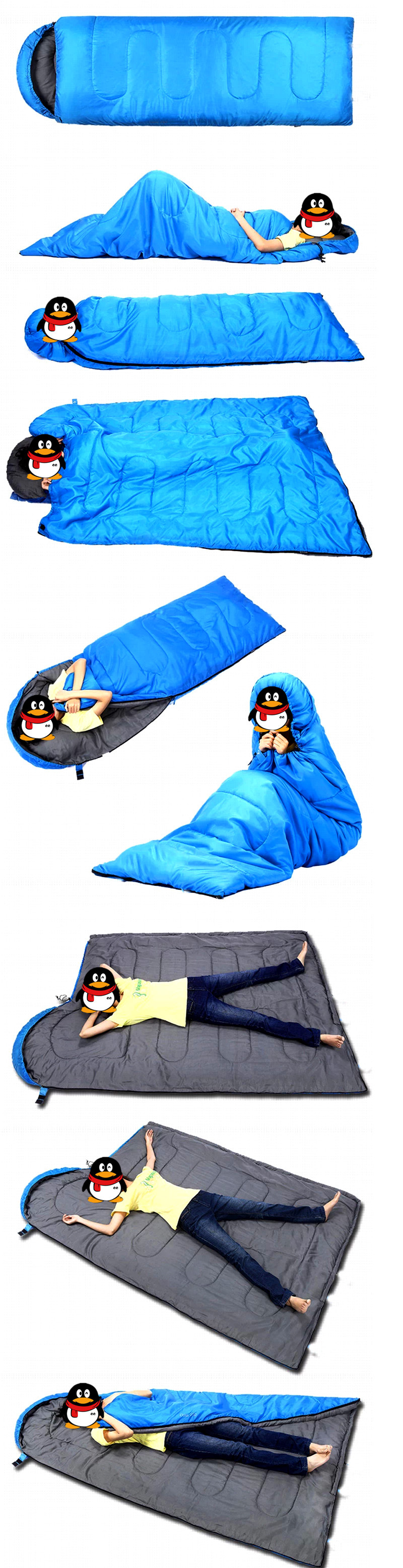 Outdoor sleeping bag outdoor camping bag summer lunch camping bag envelope with cap sleeping bag wholesale Outdoor sleeping bag outdoor camping bag summer lunch camping bag envelope with cap sleeping bag wholesale