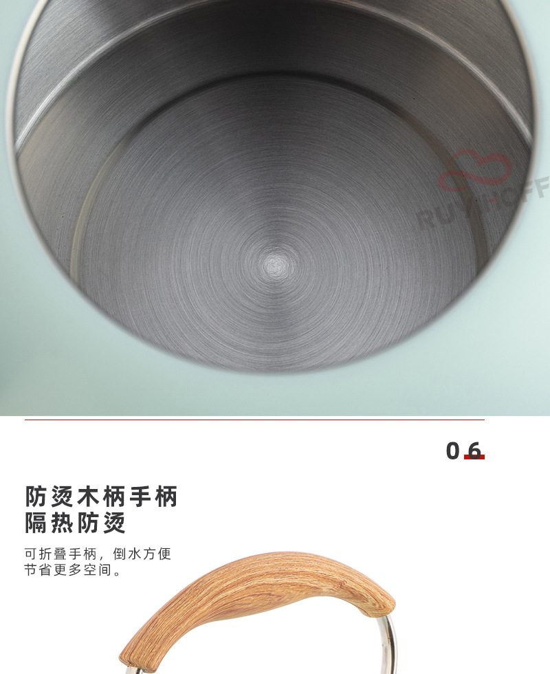 Ruyi Kitchenware New Green Whistle Kettle Nylon Anti-Scald Handle EBay Cross-Border Kitchenware Sound Water Pot Ruyi Kitchenware New Green Whistle Kettle Nylon Anti-Scald Handle EBay Cross-Border Kitchenware Sound Water Pot
