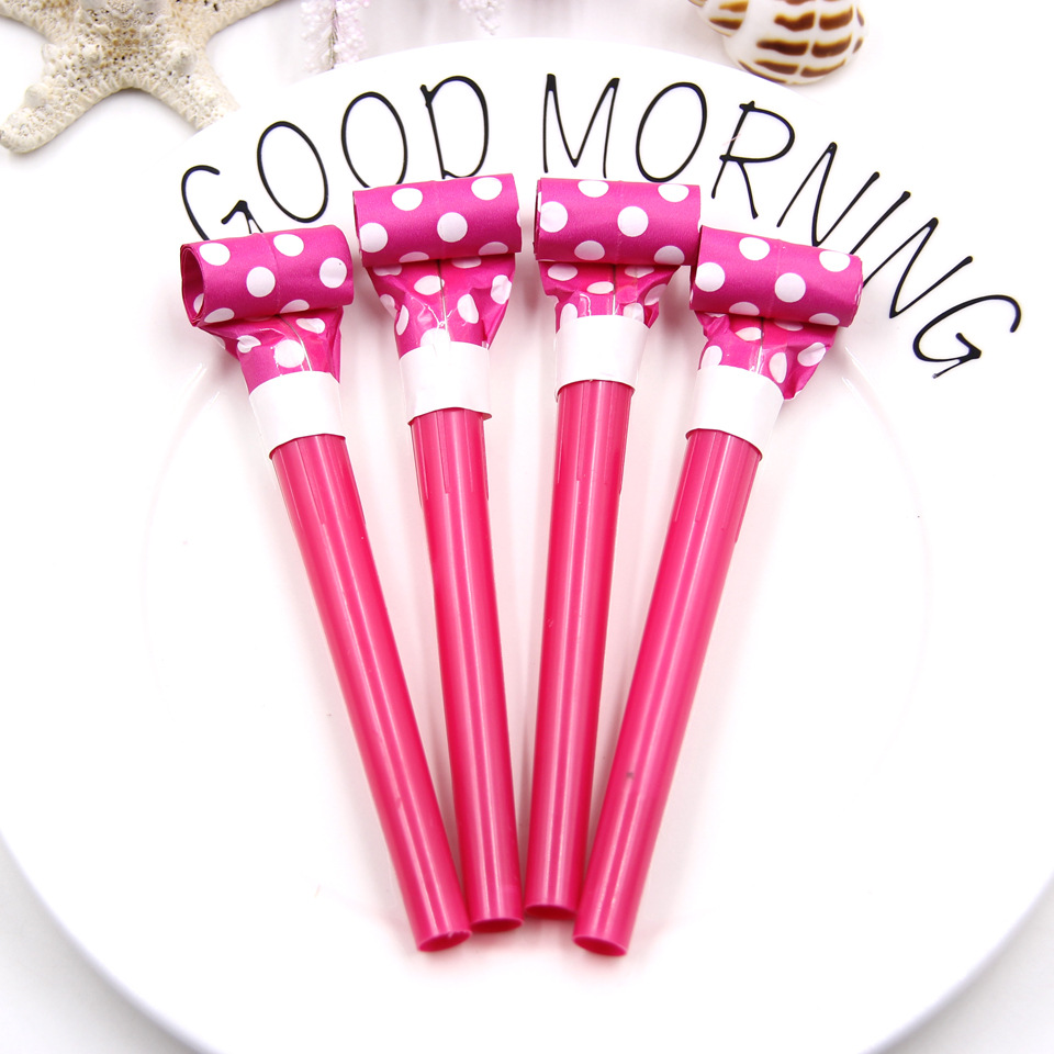 10 PCs 11cm Dot Long Tube Blowouts Cross-Border Amazon AliExpress Cheering Props Creative Whistle 10 PCs 11cm Dot Long Tube Blowouts Cross-Border Amazon AliExpress Cheering Props Creative Whistle