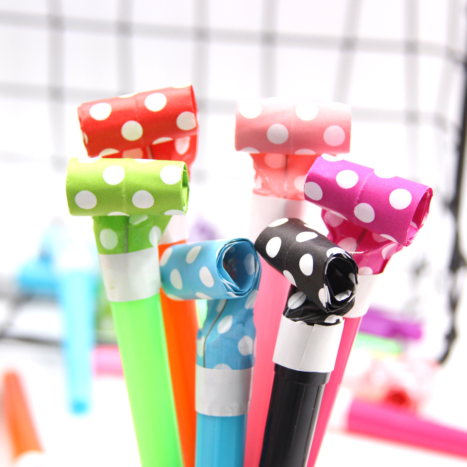10 PCs 11cm Dot Long Tube Blowouts Cross-Border Amazon AliExpress Cheering Props Creative Whistle 10 PCs 11cm Dot Long Tube Blowouts Cross-Border Amazon AliExpress Cheering Props Creative Whistle