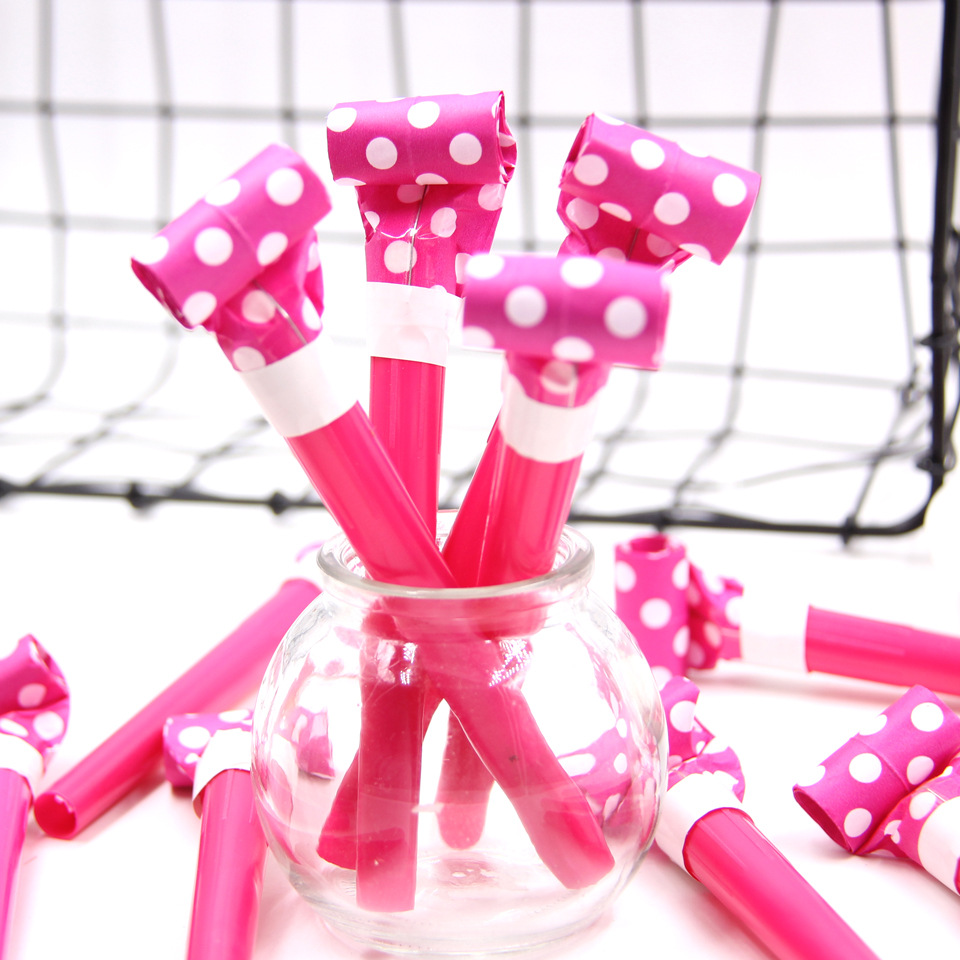 10 PCs 11cm Dot Long Tube Blowouts Cross-Border Amazon AliExpress Cheering Props Creative Whistle 10 PCs 11cm Dot Long Tube Blowouts Cross-Border Amazon AliExpress Cheering Props Creative Whistle