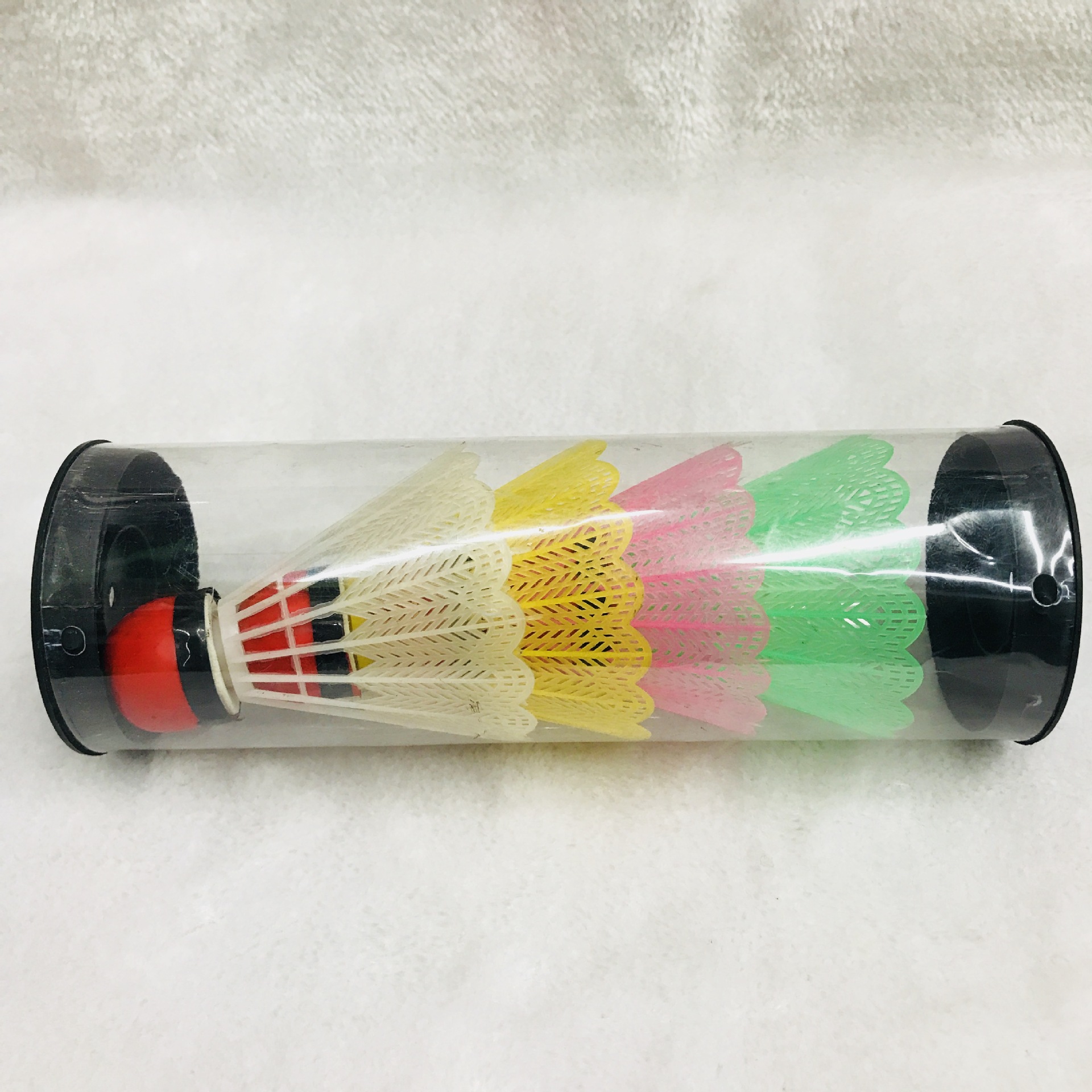 Factory direct selling color plastic badminton red leather first 4 children&#039;s entertainment training toys small wholesal
