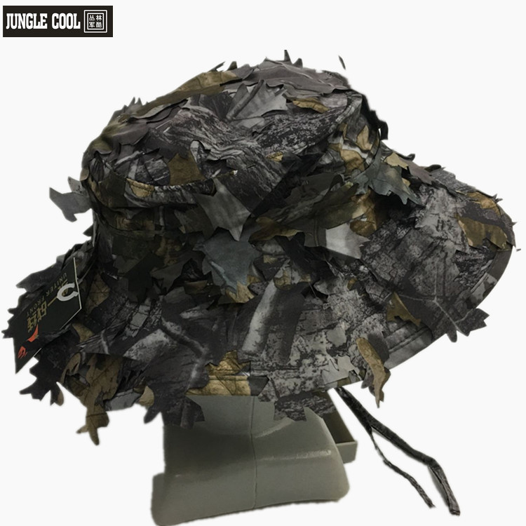 Outdoor Military Fans Field CS Camouflage Camouflage Cap Hunting Camouflage Cap Leaves Bionic Camouflage Ben Ni Hat round Hat