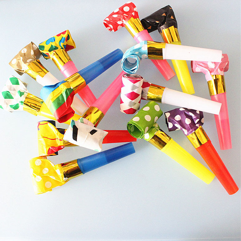 Cheerleading Blowing Dragon Whistle Children&#039;s Birthday Party Plastic Toy Dragon Blowing Roll Horn Props in Stock Wholesale