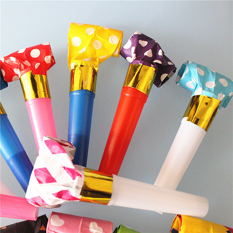 Cheerleading Blowing Dragon Whistle Children&#039;s Birthday Party Plastic Toy Dragon Blowing Roll Horn Props in Stock Wholesale