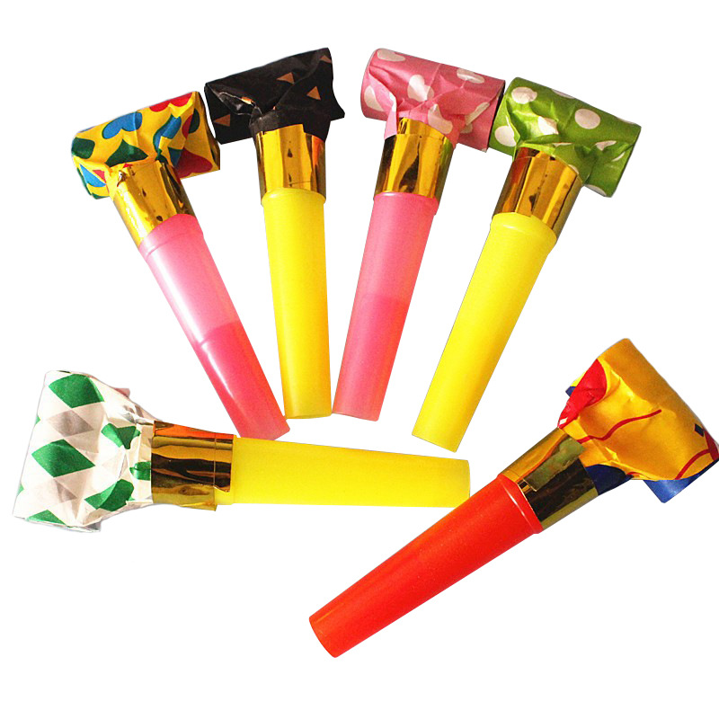 Cheerleading Blowing Dragon Whistle Children&#039;s Birthday Party Plastic Toy Dragon Blowing Roll Horn Props in Stock Wholesale