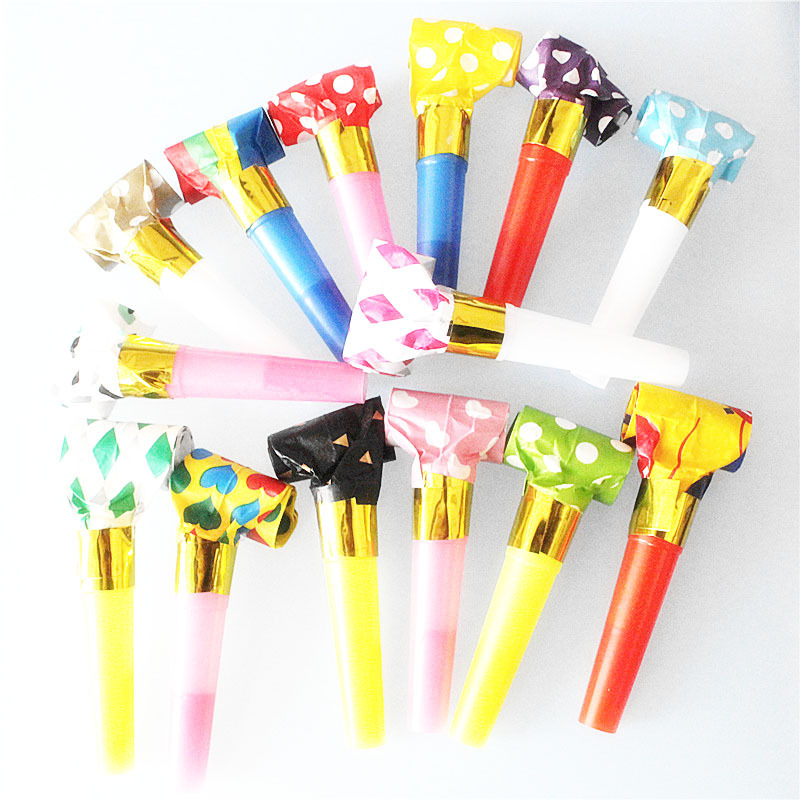 Cheerleading Blowing Dragon Whistle Children's Birthday Party Plastic Toy Dragon Blowing Roll Horn Props in Stock Wholesale