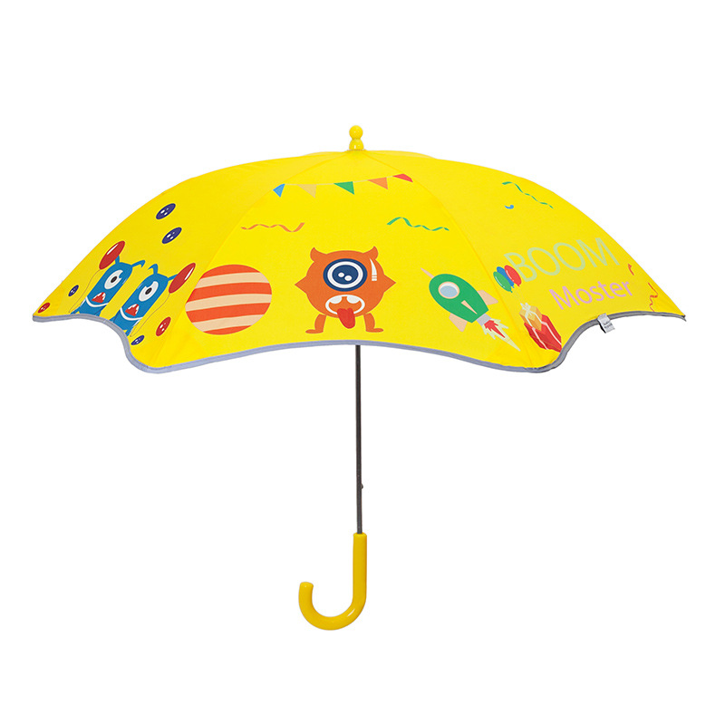 Children&#039;s Umbrella Cute Cartoon Vinyl Sun Protective Sunshade Dual-Use Umbrella Boys and Girls Princess Small Umbrella Safety Buckle Student Umbrella