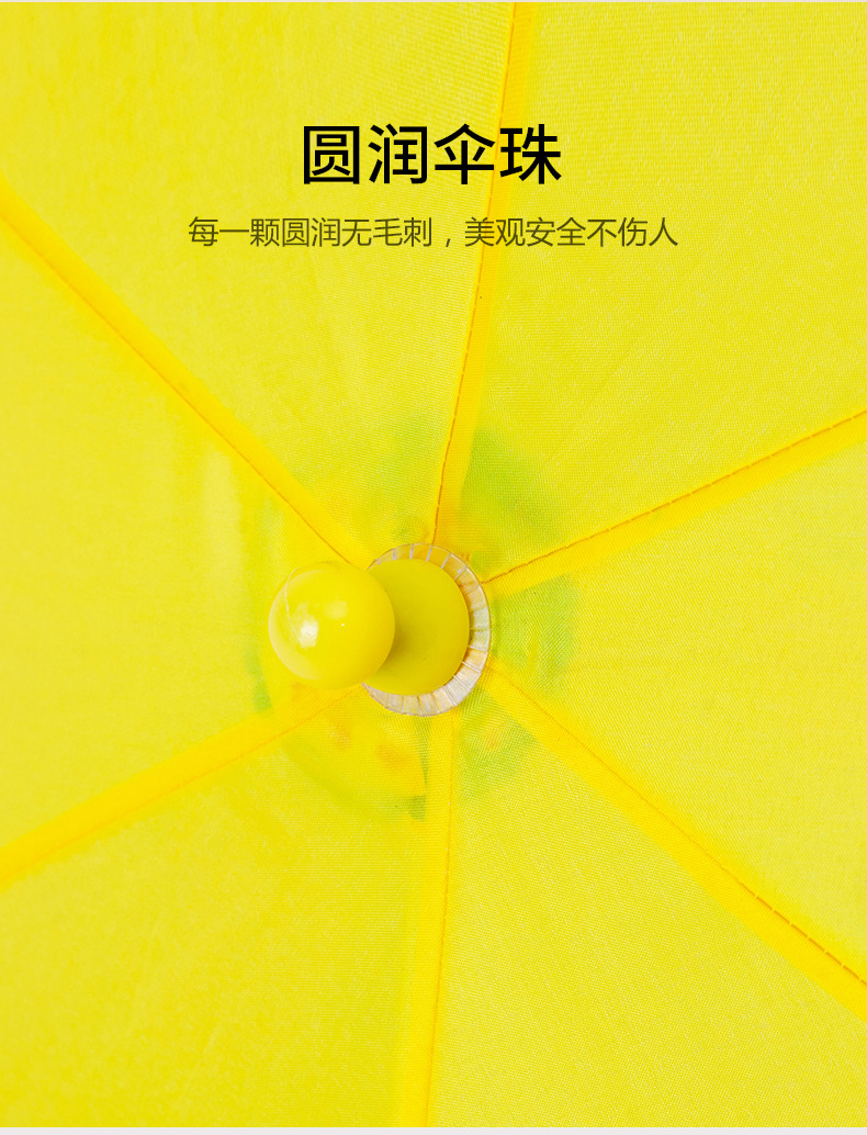 Children's Umbrella Cute Cartoon Vinyl Sun Protective Sunshade Dual-Use Umbrella Boys and Girls Princess Small Umbrella Safety Buckle Student Umbrella