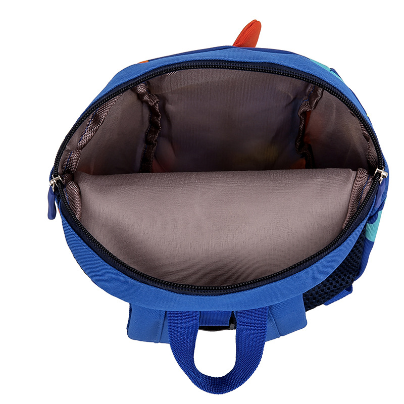 New Anti-Lost Children Backpack Three-Dimensional Dinosaur with Safety Buckle Children&#039;s Backpack Kindergarten Children&#039;s Schoolbag