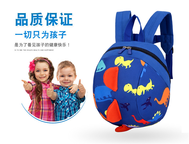 New Anti-Lost Children Backpack Three-Dimensional Dinosaur with Safety Buckle Children's Backpack Kindergarten Children's Schoolbag New Anti-Lost Children Backpack Three-Dimensional Dinosaur with Safety Buckle Children's Backpack Kindergarten Children's Schoolbag