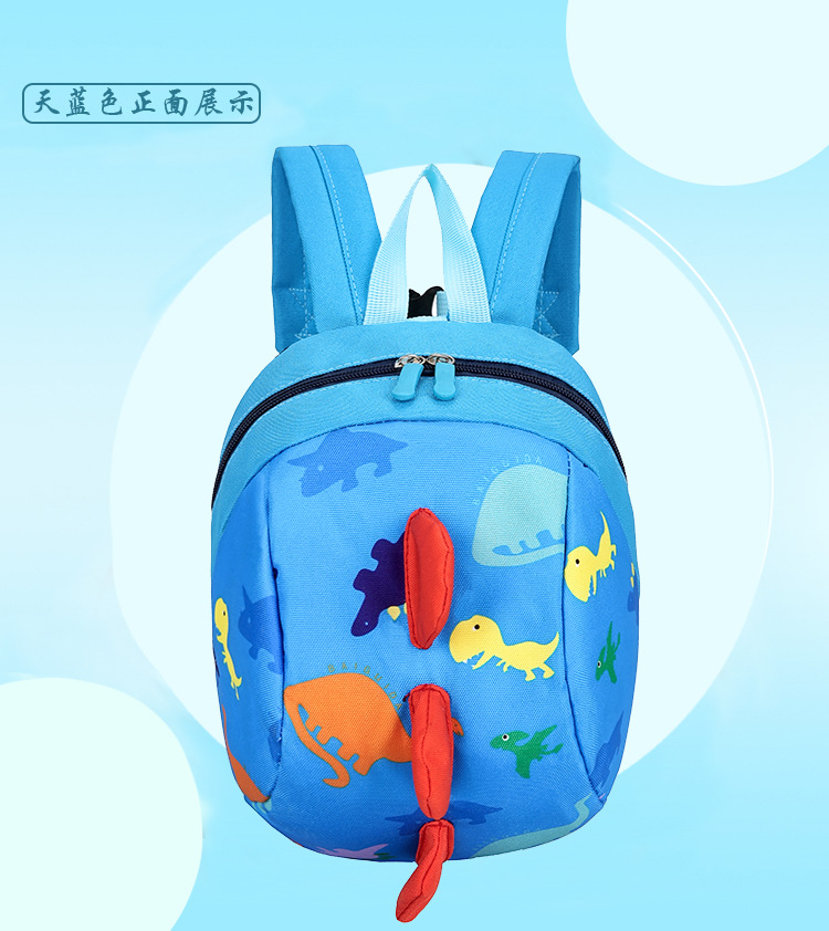 New Anti-Lost Children Backpack Three-Dimensional Dinosaur with Safety Buckle Children's Backpack Kindergarten Children's Schoolbag New Anti-Lost Children Backpack Three-Dimensional Dinosaur with Safety Buckle Children's Backpack Kindergarten Children's Schoolbag