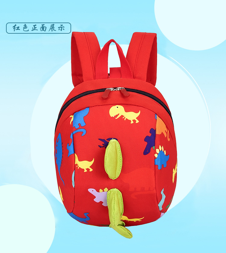 New Anti-Lost Children Backpack Three-Dimensional Dinosaur with Safety Buckle Children's Backpack Kindergarten Children's Schoolbag New Anti-Lost Children Backpack Three-Dimensional Dinosaur with Safety Buckle Children's Backpack Kindergarten Children's Schoolbag