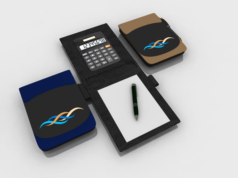 The new js-1568 leather pocket-tag electronic calculator