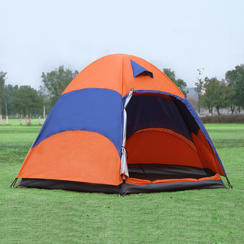 More than six large angle Shengyuan outdoor tent family leisure tent camping tent